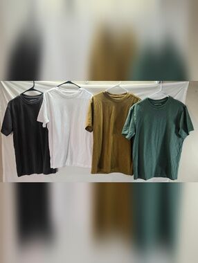 Lot of 4 American Giant Men's Size Medium Short Sleeve T-shirts NWOT